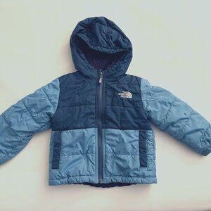 The North Face Baby Reversible Hooded Full Zip Jacket Navy Blue